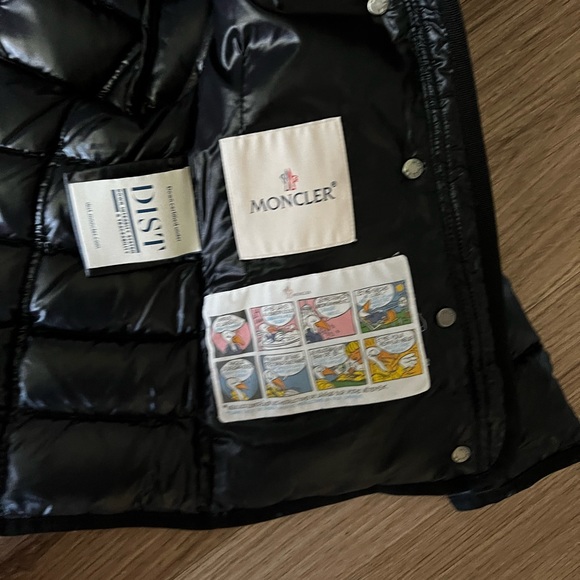 Monclair girls size 4 fox-trim down coat - Picture 2 of 6